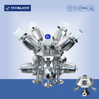 SS sanitary Multiport pneumatic diaphragm valve with C - TOP for pharmaceutical industry