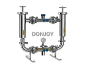 Bộ lọc đường ống cho đồ uống vệ sinh thực phẩm, SS304 Duplex Water Filter