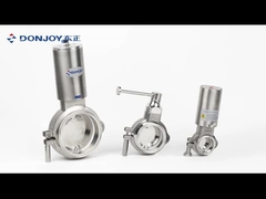 Máy phun bướm khí nén SS316L DN25 hoạt động đơn