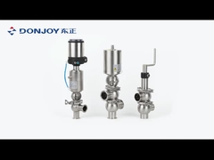 316L Máy thuốc Pneumatic Reverse Seat Valve