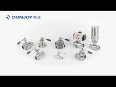 Áo giữ nhiệt DN125 SS316L Van bi vệ sinh thủ công/ van Donjoy