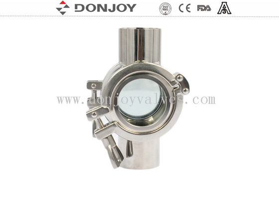 Zero Dead Angle No Retention Sanitary Stainless Steel Sight Glass
