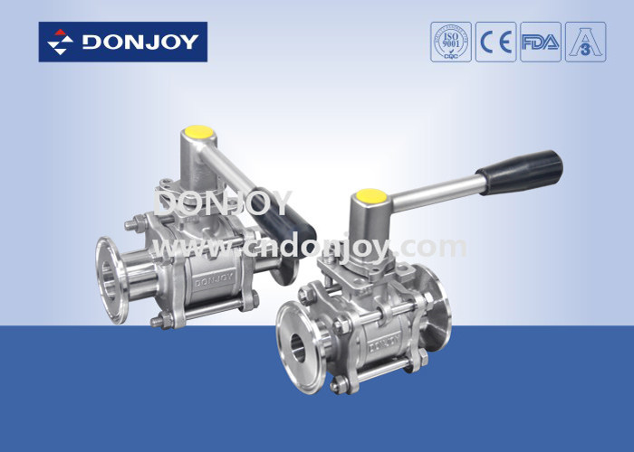 1 inch không giữ đầy đủ van bóng cổng với triclamp kết nối và ISO gắn