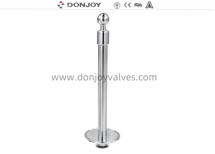 SS316L vệ sinh thép không gỉ Long loại xoay CIP bóng phun