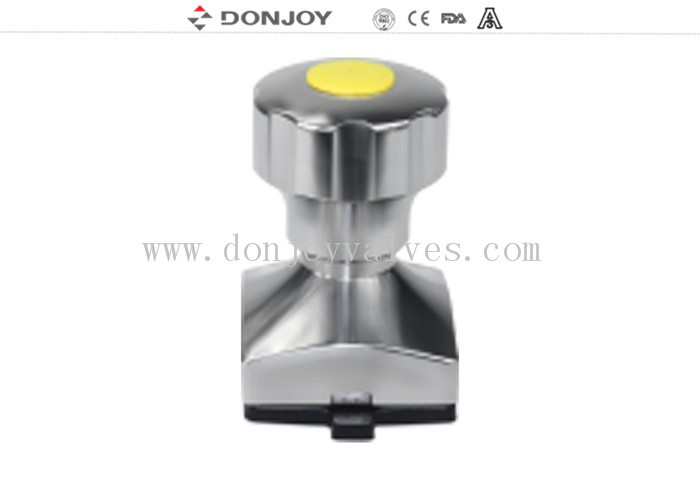 316L Mini Type 3 Way Sanitary Diaphragm Valve loại L với tri clamp cuối