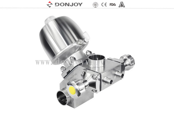 Donjoy đa cổng Sanitary Diaphragm Valve cho ngành công nghiệp dược phẩm với SS316L