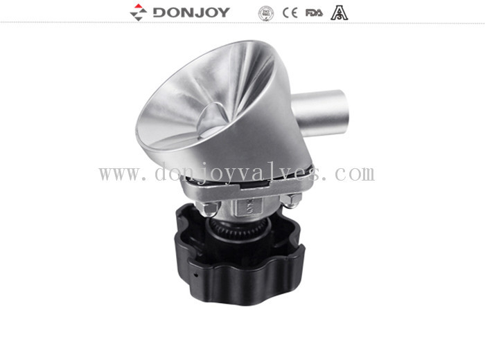 2 Inch hàn 316l bình khí dưới cùng vệ sinh van mạc với thiết bị hoạt động nhựa