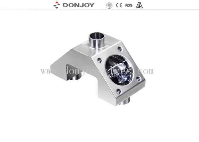 SS316L sanitary multiport Vệ sinh Van phanh để điều khiển dòng chảy