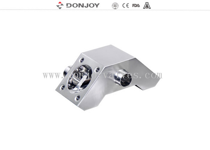 SS316L sanitary multiport Vệ sinh Van phanh để điều khiển dòng chảy