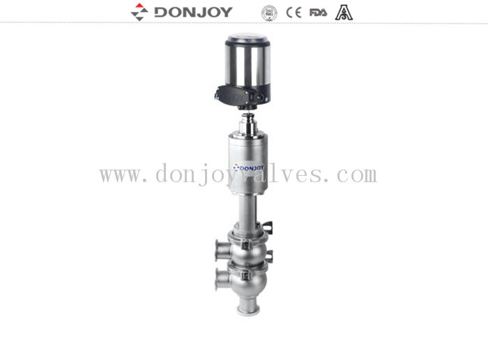 Donjoy TL Type 316L Sanitary Reversing Seat Valve với đầu điều khiển