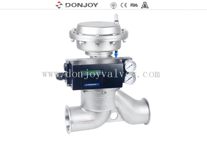 Van cầu DN100 Donjoy với bộ truyền động bằng thép không gỉ với IL TOP1441 cho thực phẩm