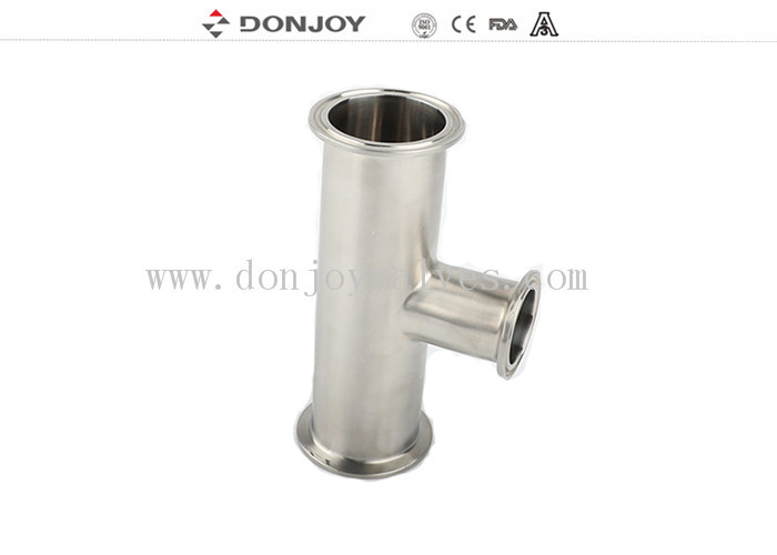 Vệ sinh thép không rỉ phụ kiện vệ sinh, Clamp Equal Cross IHCH kích thước, đánh bóng bên trong và bên ngoài