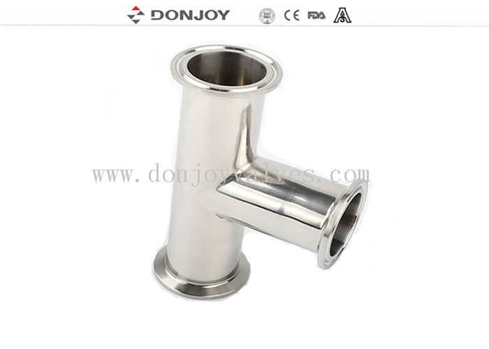 Vệ sinh thép không rỉ phụ kiện vệ sinh, Clamp Equal Cross IHCH kích thước, đánh bóng bên trong và bên ngoài
