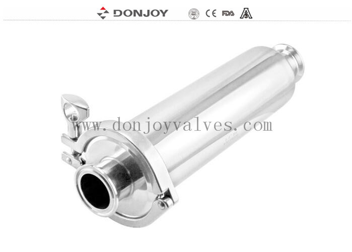 Bộ lọc vệ sinh trực tuyến / SS316L Straight Type Strainer With Tri Clamp End