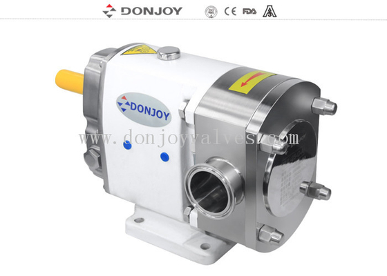 Chocolate and flow control TUL-30 bare shaft  lobe rotary pump with flush seal