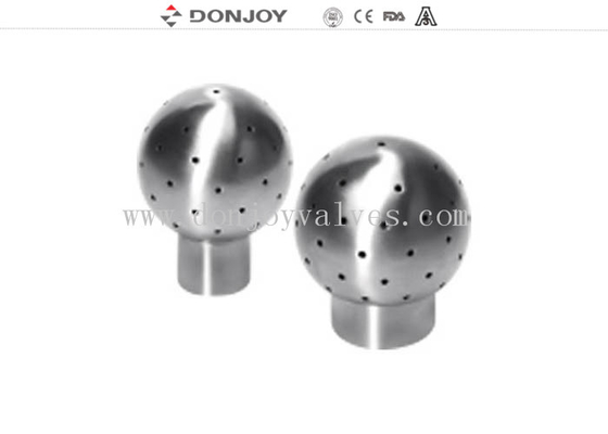 Food Grade 360 Degree 1" Clamped  Fixed Tank Spray Balls For Beverage Transport Equipment