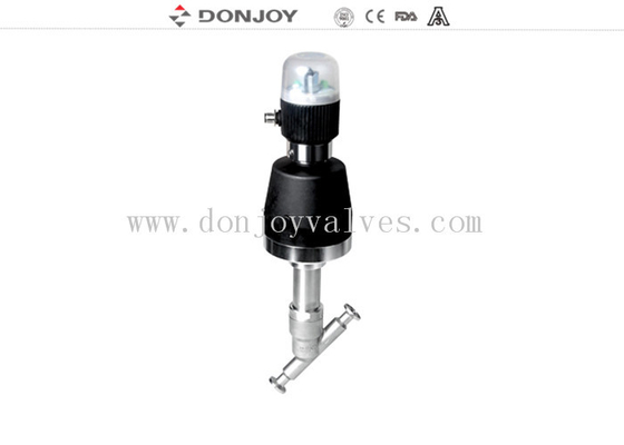 Plastic Pneuamtic  Angle Seat Valve with Tri clamp end According ASME BPE