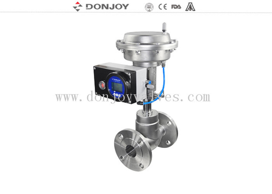 DN80 Regulating Globe Valve With PN10 Flange Connection For Chemical